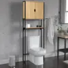 Image de Meuble toilette industriel bois et métal