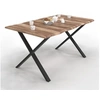 Image de Table a manger fixe sans tiroir en mdf 6 personnes 160 x 90 cm