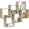 Image de Étagère cube murale bois 1m