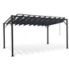 Image de Pergola lames orientables 3x4 M gris anthracite