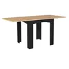 Image de Table a manger extensible sans tiroir 8 personnes rectangulaire en MDF L 80 cm