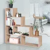 Image de Étagère escalier bois façon hêtre