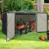 Image de Abri de jardin acier galvanisé gris 2,2 m²