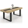 Image de Table a manger fixe sans tiroir en.casa 10 personnes en mdf 200 x 90 cm