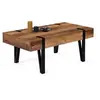 Image de Table basse rectangulaire 1 tiroir AUSTRIA bois pied épingle