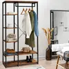Image de Dressing penderie avec étagères style industriel