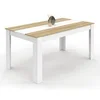 Image de Table a manger fixe sans tiroir 8 personnes rectangulaire en MDF L 160 cm