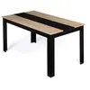 Image de Table a manger fixe sans tiroir 8 personnes rectangulaire en MDF L 160 cm