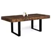 Image de Table a manger fixe sans tiroir 10 personnes rectangulaire en Bois L 200 cm