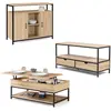 Image de Ensemble de meuble salon style industriel