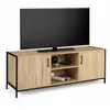 Image de Meuble TV 140 cm DETROIT 2 portes design industriel