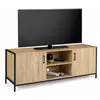 Image de Meuble TV style industriel 2 portes 140 cm