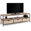 Image de Meuble TV 160 cm DETROIT 3 tiroirs design industriel
