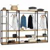 Image de Dressing modulable XXL grande capacité L. 250 cm DETROIT design industriel