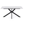 Image de Table a manger fixe sans tiroir 8 personnes rectangulaire en MDF L 160 cm