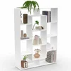 Image de Etagère bibliothèque COLETTE avec 11 compartiments blanc 143 cm