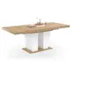 Image de Table a manger extensible sans tiroir 10 personnes rectangle en MDF L 160 cm