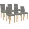 Image de Lot de 6 chaise H. 94 cm non pliable interieur en bois gris