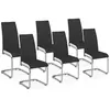 Image de Lot de 6 chaise interieur non empilable non pliable H. 98 cm en metal blanc