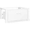Image de Support pour machine à laver 63 x 54 cm socle réhausseur en métal avec tiroir