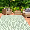 Image de Tapis vert sauge pour terrasse et extérieur