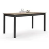 Image de Table a manger fixe avec tiroir en.casa 8 personnes en mdf 150 x 80 cm