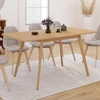 Image de Table à manger extensible 4-8 places 110-150 cm effet bois