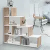 Image de Bibliothèque escalier bois et blanc 6 cases