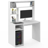Image de Bureau avec étagères de rangement DAN blanc