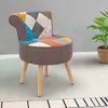 Image de Fauteuil crapaud multicolor en tissu