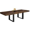 Image de Table a manger extensible sans tiroir en.casa 12 personnes en mdf 300 x 90 cm