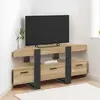 Image de Meuble TV d'angle bois et noir