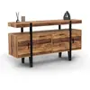 Image de Buffet 140 cm AUSTRIA 4 portes pieds épingle