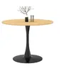 Image de Table a manger fixe sans tiroir 4 personnes rond en Metal L 100 cm