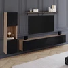 Image de Meuble TV 180 cm avec colonne et étagère
