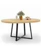 Image de Table a manger extensible sans tiroir en.casa 8 personnes en mdf 150 x 110 cm