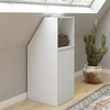 Image de Armoire sous pente blanche 1 porte 1 niche