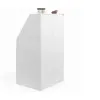 Image de Armoire sous pente 2 portes TOMI 60 x 50 x 110/70 cm blanc