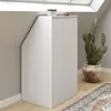Image de Meuble sous pente blanc avec rangement