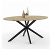 Image de Table a manger fixe sans tiroir en.casa 8 personnes en bois 150 x 90 cm