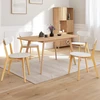 Image de Chaises scandinaves bicolores blanc et bois