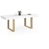 Image de Table a manger extensible sans tiroir 10 personnes rectangulaire en Bois L 160 cm