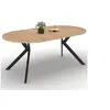 Image de Table a manger extensible sans tiroir en mdf 10 personnes 200 x 110 cm