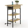Image de Table d'appoint - chevet avec multiprise DETROIT design industriel