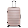 Image de - valise grand format abs renoso 75 cm 4 roues - rose dore