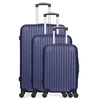 Image de - set de 3 valises carpates 75 cm 4 roues - marine