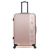 Image de - valise grand format abs liam 4 roues 75 cm - rose dore