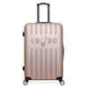 Image de - valise grand format archie 75 cm 4 roues - rose dore