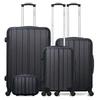 Image de bluestar - set de 4 valises napoli-c 75 cm 4 roues - noir