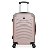 Image de - valise cabine congo 55 cm 4 roues - rose dore